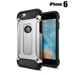 IPhone 6 Case - Tough Rugged Armor With Bumper and Free Tempered Glass