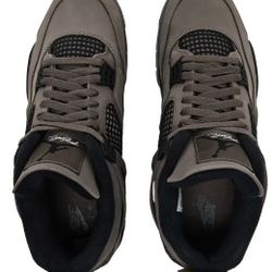 Nike Air Jordan 4 Retro Gray/Black Mid Top Boys 