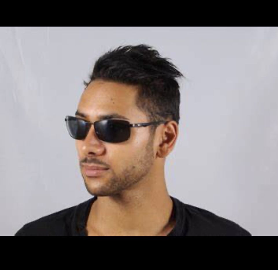 Ray-Ban RB3498 Polarized Sunglasses Gunmetal / Brown Gradient 61-17-135 w/ Case