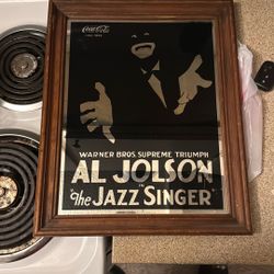 Antique Mirror Picture 1920S