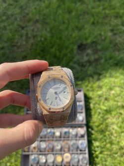 AP Royale Oak Rose Gold Frosted 