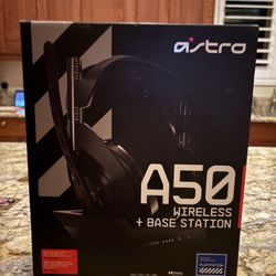 Logitech Astro A50 Headset + Charging Port Playstation and PC only 