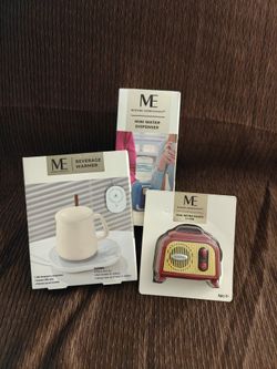 Mini radio, water dispenser, plate warmer