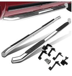 LA Zona Auto Parts 2019 to 2025 Dodge Ram Crew Cab 3 inch Chrome Running boards estribos side step