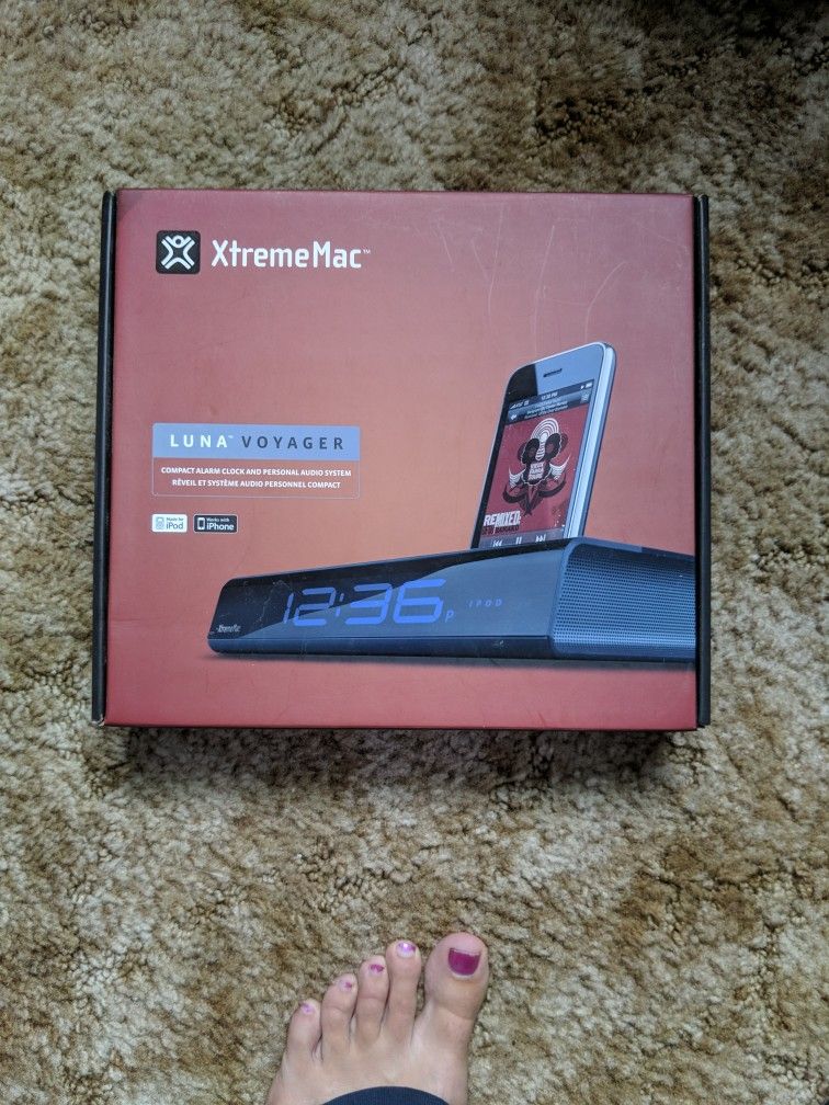 Xtreme Mac Alarm Clock And Audio System