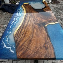 Beautiful & Unique Live Edge Epoxy Tables