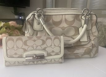 Coach Purse With Matching Wallet Set