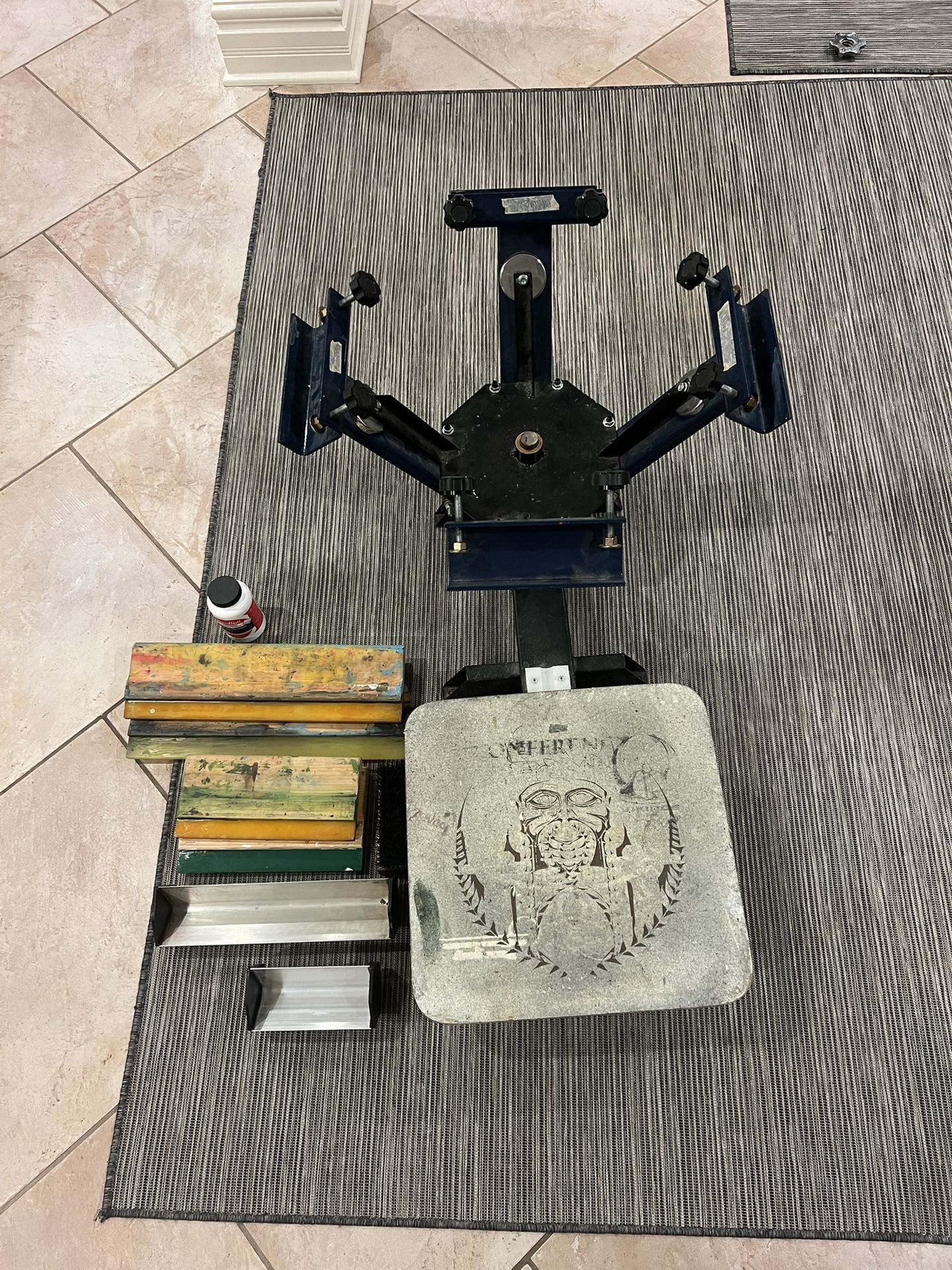 Screen Printing 1 Station 4 Color 