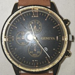 New Men's Geneva Watch 