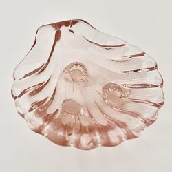 Vintage Cambridge Glass Footed Shell Dish