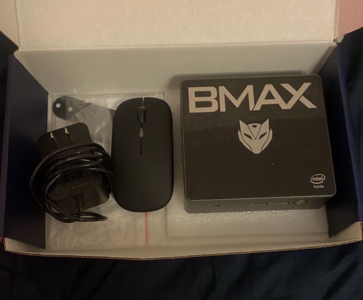 BMax Mini Pc With Wireless Rgb Mouse