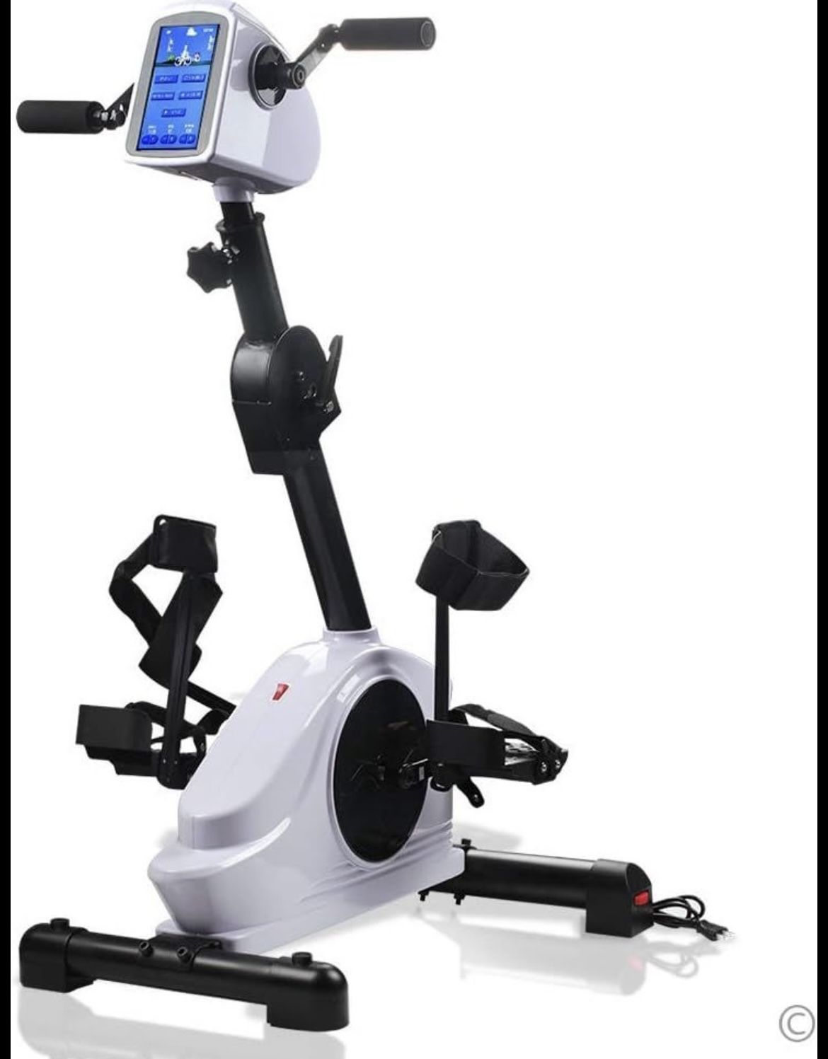 Electronic Physical Therapy Rehab Bike Trainer Exerciser with 7" Touchscreen Display