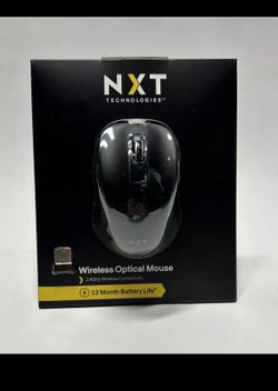 NXT Wireless Optical USB Mouse, Black