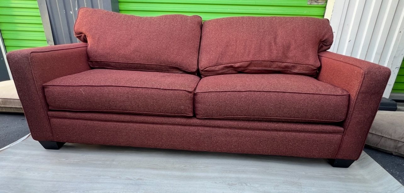 Beautiful Red Two Seated Couch