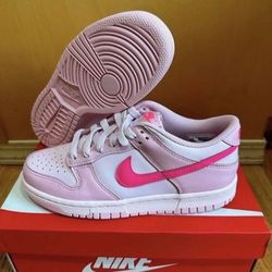 Dunk Low Triple GS DH9765-600 Size 5.5Y / 7W Brand New