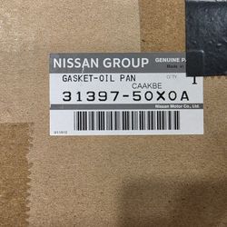 Genuine Nissan Gasket-oil Pan (contact info removed)A / 31397-50x0a OEM
Melloy Nissan Kiks Parts)