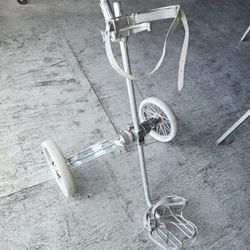 Vintage Bag Boy Hand Pull Cart