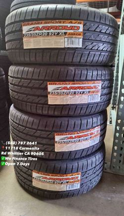 235/35ZR20 Arroyo Set of Tires Installed and Balanced Set de Llantas Nuevas Instaladas y Balanceadas