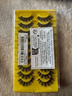 10 Pair Fluffy Faux Mink Eyelashes – Dramatic Volume