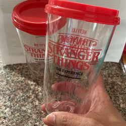 Stranger Things The Experience Collector’s Item set of 2 tumblers 