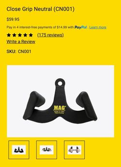 MAG GRIP CLOSE GRIP NEUTRAL