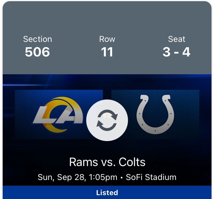 Rams Vs Colts 