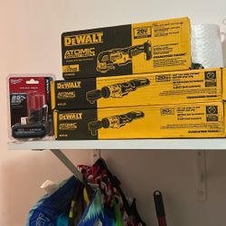 DeWalt Tools ! BRAND NEW IN BOX . Milwaukee Battery 