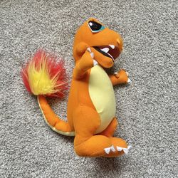1998 Charmander Plush Toy Pokémon Collectible Vintage 90s