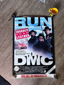 Promo poster for Run DMC Tougher than Leather movie