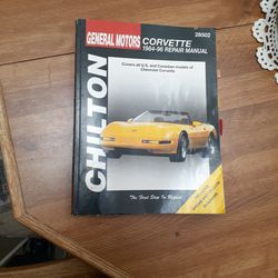 Chiltons 92 Chevy Corvette repair manual 