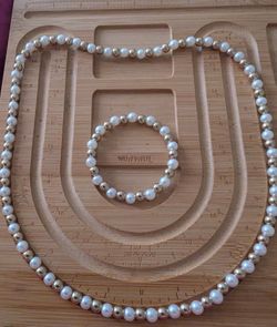 8mm Faux Pearl Jewelry Set