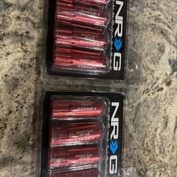 Lug Nuts 1 - 5 Red 8 Fits