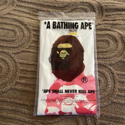 Pink Camo Bape T Shirt 
