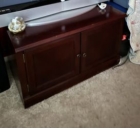 Tv Stand In Cherry Color 