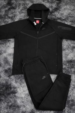 Nike Tech Fleece Full Set All Black Size S M L In Hand