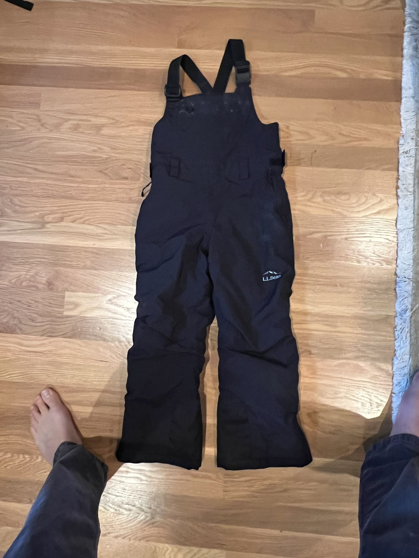 LL Bean Youth Snow bibs Size 6x-7