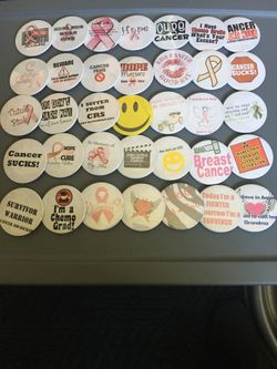 Buttons 4 cancer ( can do custom made )