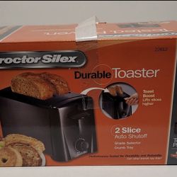Proctor Silex 2-Slice Extra-Wide Slot Toaster, NEW 