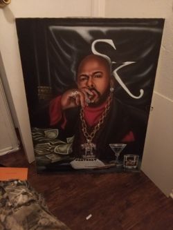 Suge Knight Painting On And Suge Knight Studio