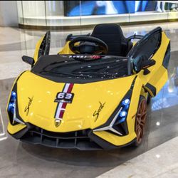 🟡🟡!!BRAND NEW 12V LUXURY REMOTE CONTROL Electric Kid Ride On Car Power Wheels Lamborghini FKP 37 with LED lights, scissors doors, USB, Mp3 