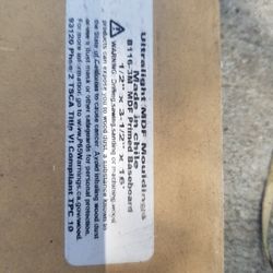 Base Boards 1/2 Inch X 3 1/2 X 16ft  