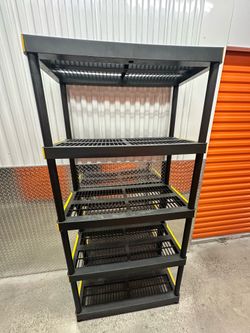 5 Tier Plastic Shelves