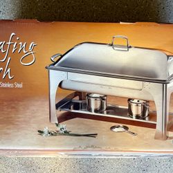 Tramontina Premium 18/10 Stainless Steel Chafing Dish – 9 Qt / 8.5 L