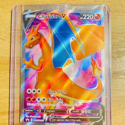 Pokemon Charizard V Champions Path Promo Full Art Card