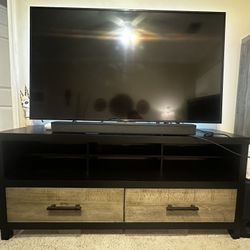 Brand new tv stand and 65" Sony Bravia