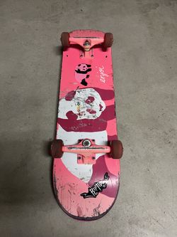 Pink Enjoi Skateboard 7.5