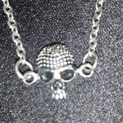Stainless Steel Skull Necklace