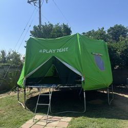 Trampoline With Tent 