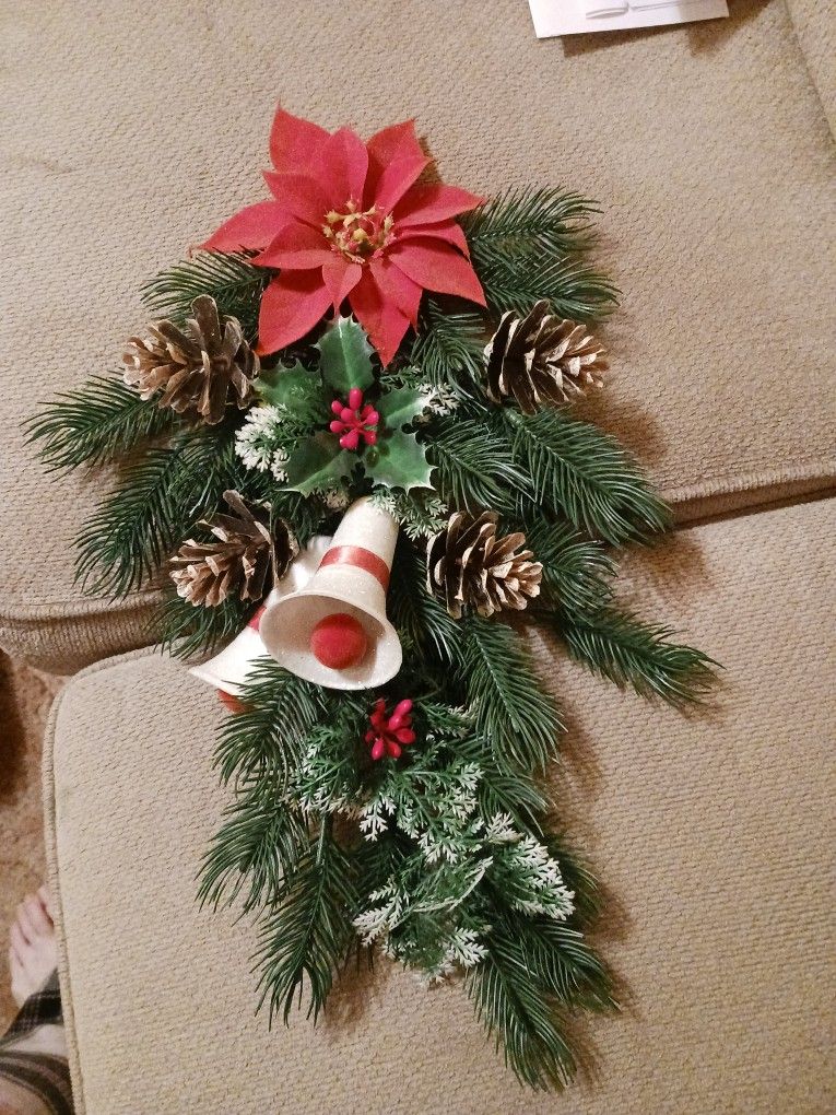 Two Vintage Christmas Swags