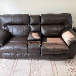 Leather couch